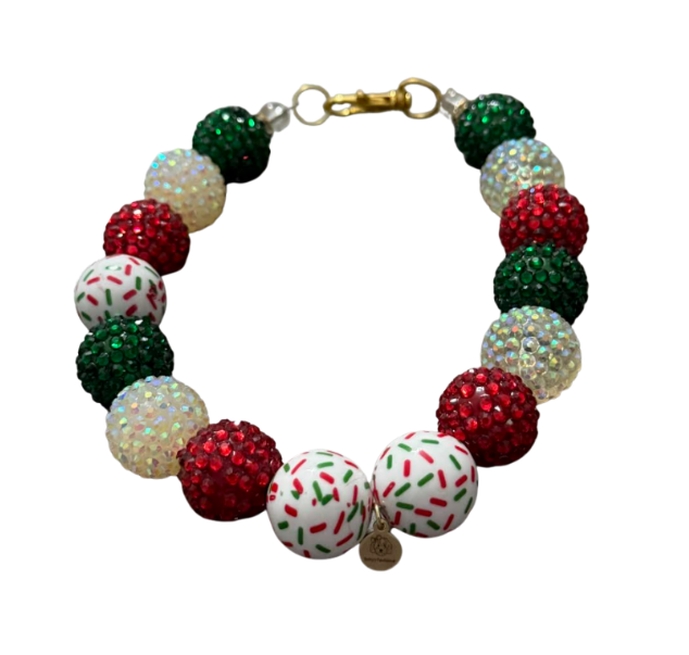 Candy Cane Kiss Necklace