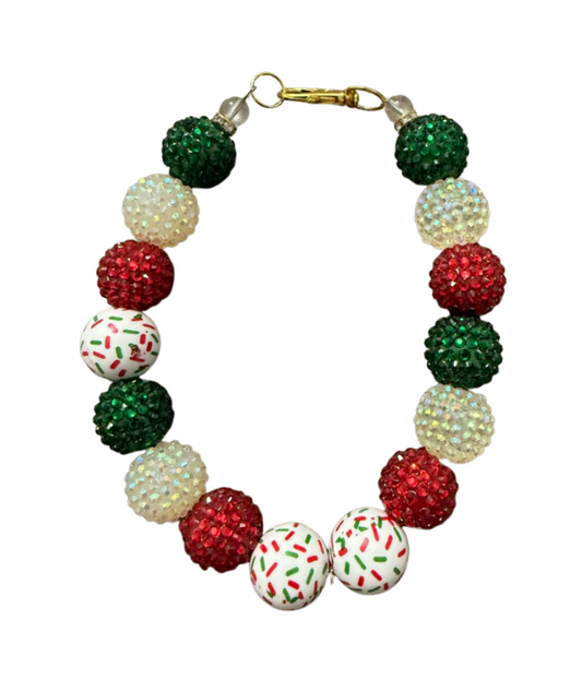 Candy Cane Kiss Necklace