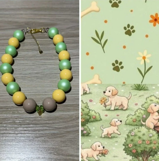 Daisy Paws Necklace
